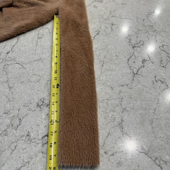 Aerie Fuzzy 4 Ever Reversible Twist Cropped Sweater in Cappuccino. Medium. NWT - Picture 13 of 13